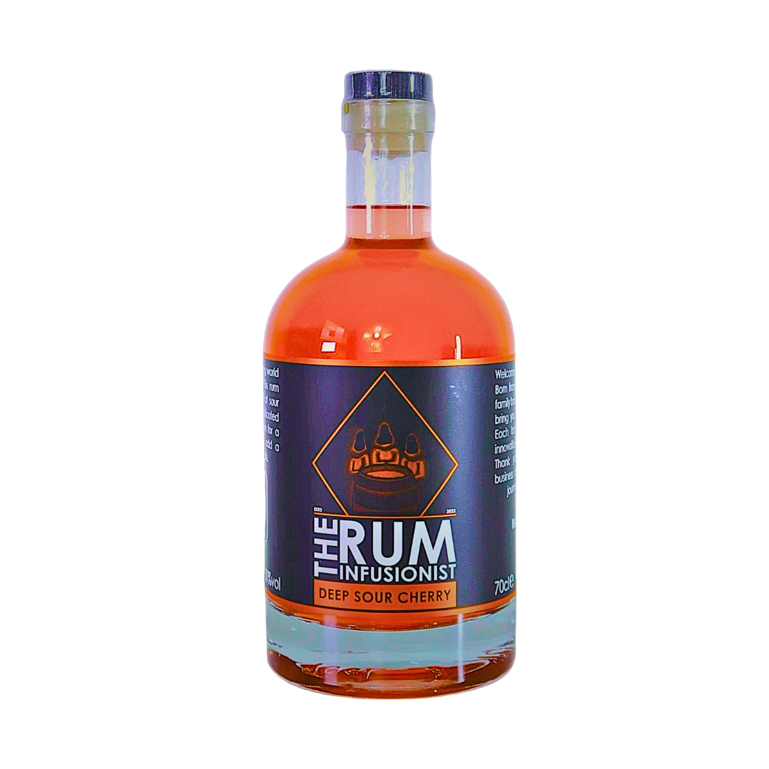 🍒 Deep Sour Cherry Flavoured Rum - 70cl - 30% ABV