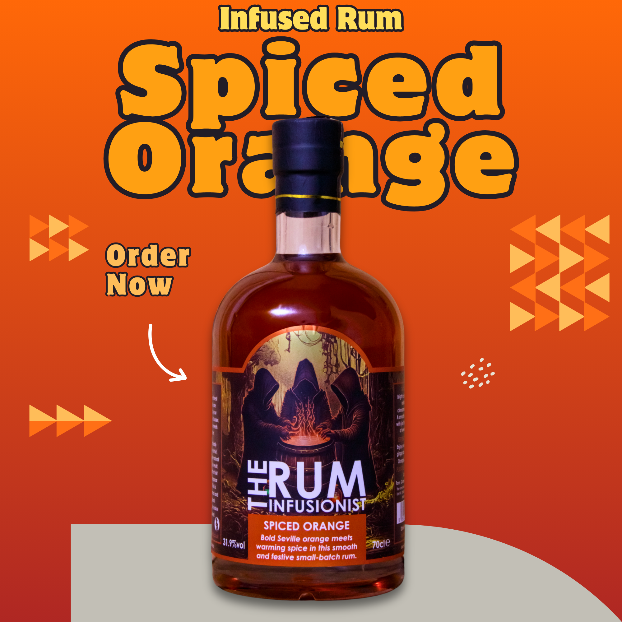 Spiced Orange Infused Rum - 31.9% ABV