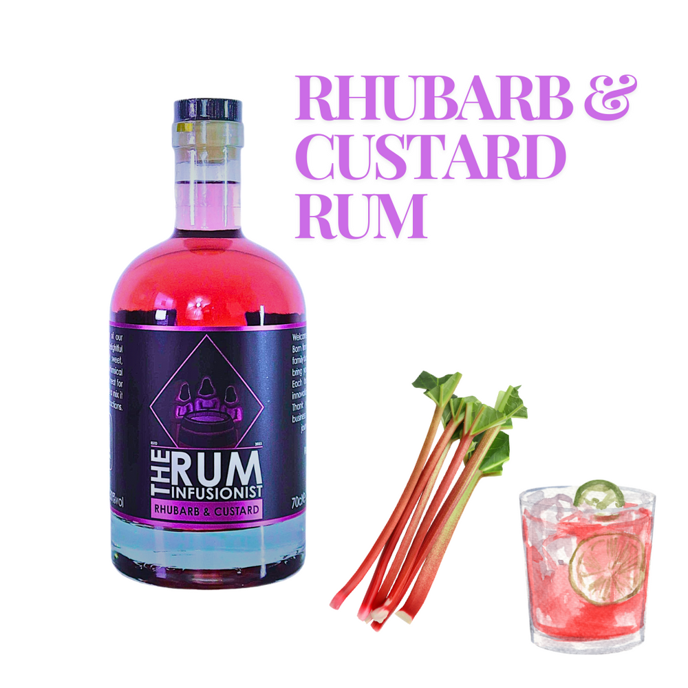 🍹 Rhubarb & Custard Flavoured Rum - 30% ABV
