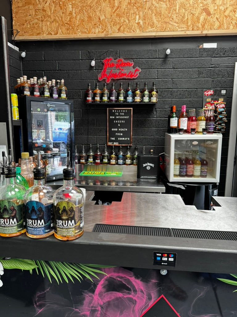 Cocktails at the distillery