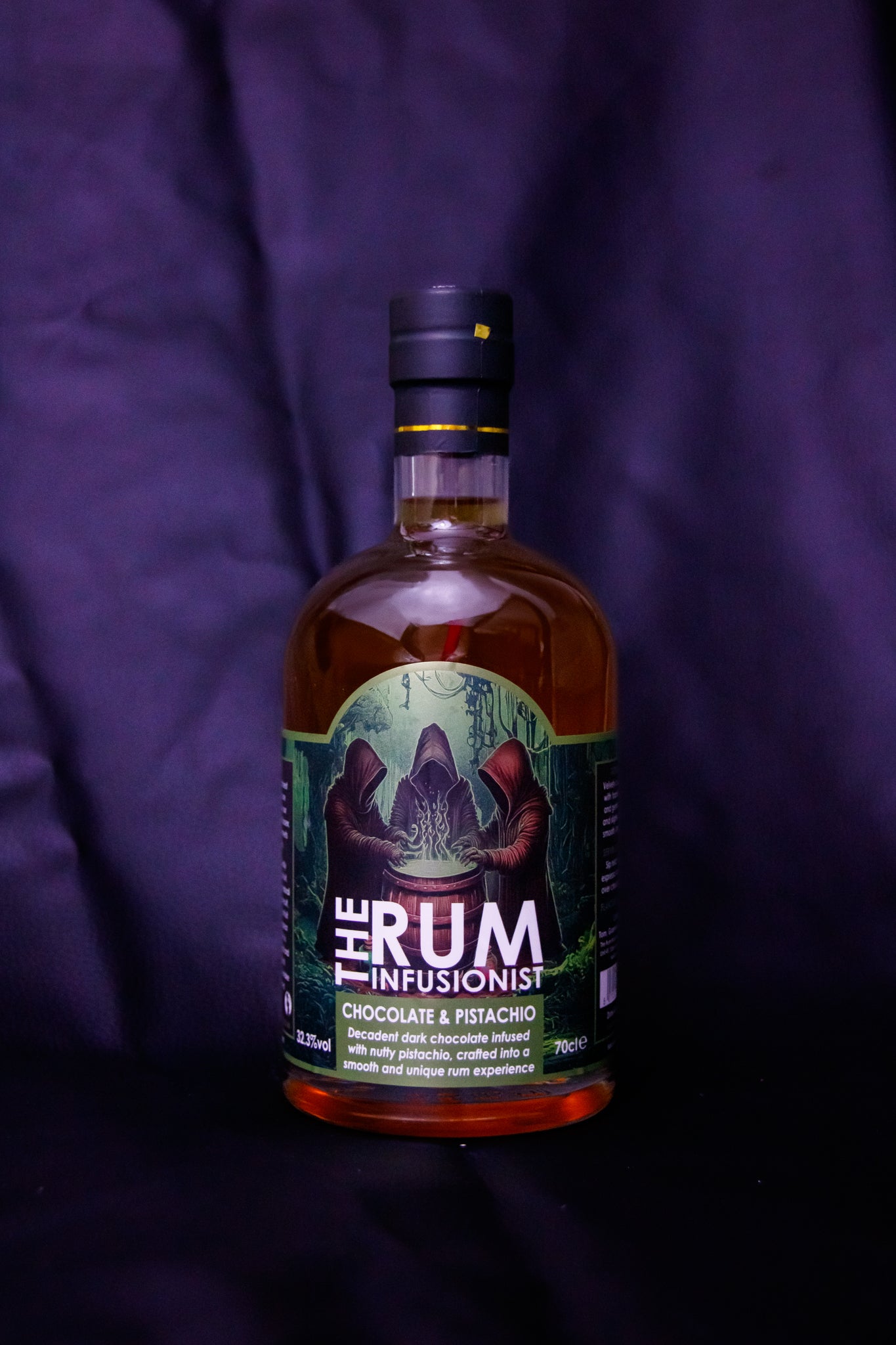 Chocolate & Pistachio Infused Rum – 32.3% ABV | The Rum Infusionist