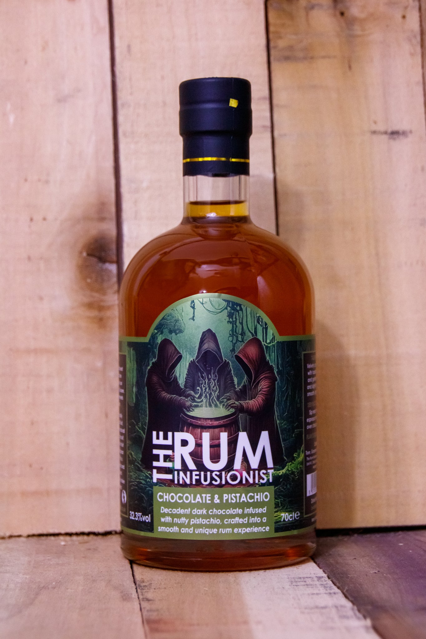 Chocolate & Pistachio Infused Rum – 32.3% ABV | The Rum Infusionist