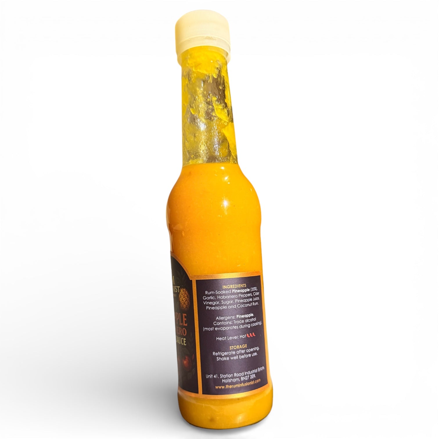 Pineapple & Habanero Rum Hot Sauce – 275ml