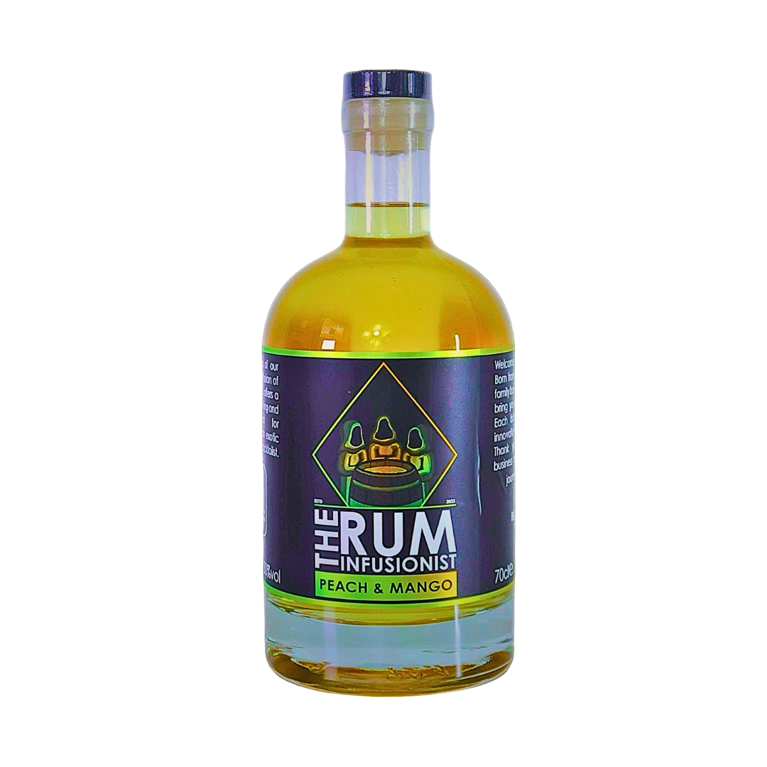 🍹 Peach & Mango Flavoured Rum - 70cl - 30% ABV