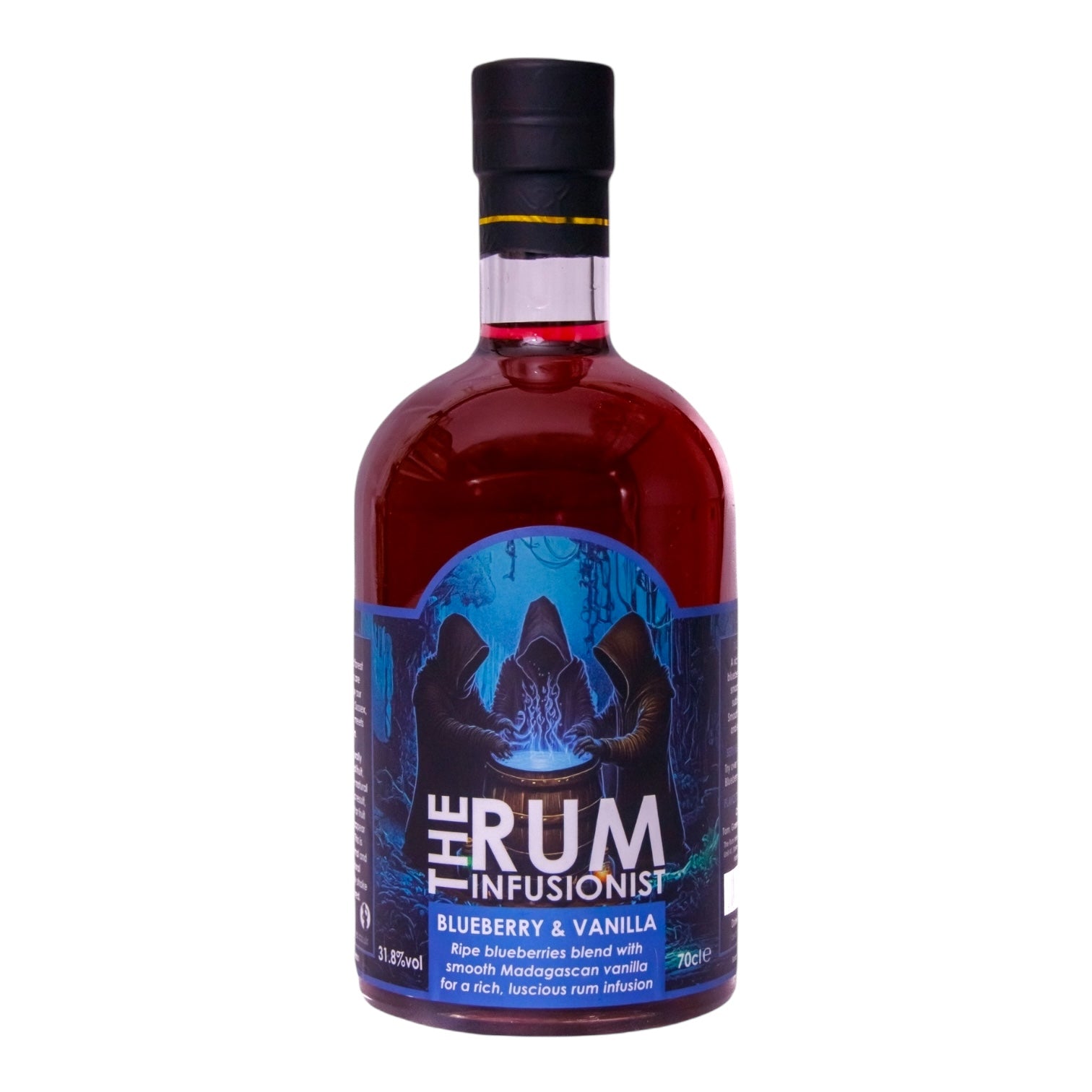 Blueberry & Vanilla Infused Rum - 70cl Bottle - 31.8% ABV