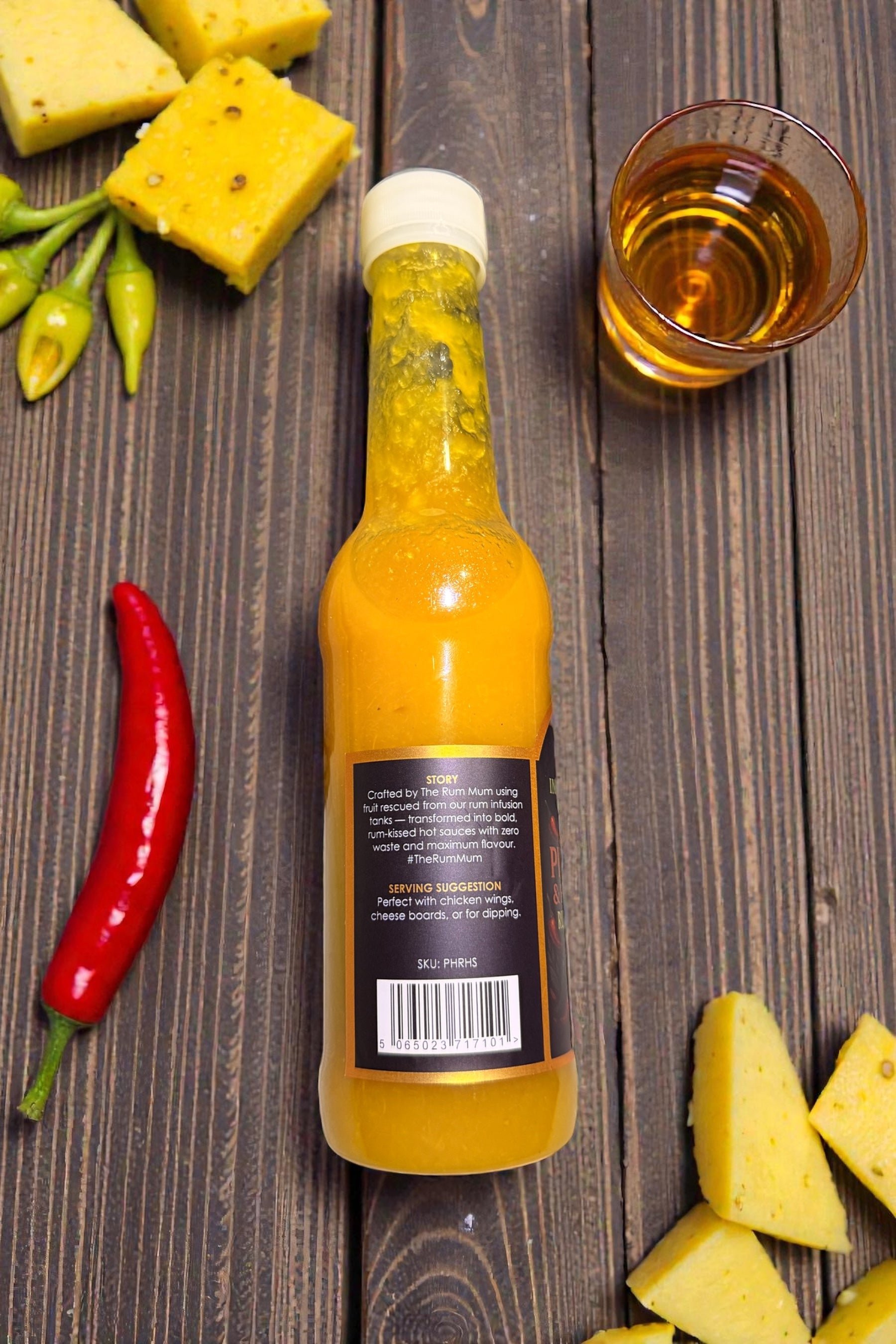 Pineapple & Habanero Rum Hot Sauce – 275ml