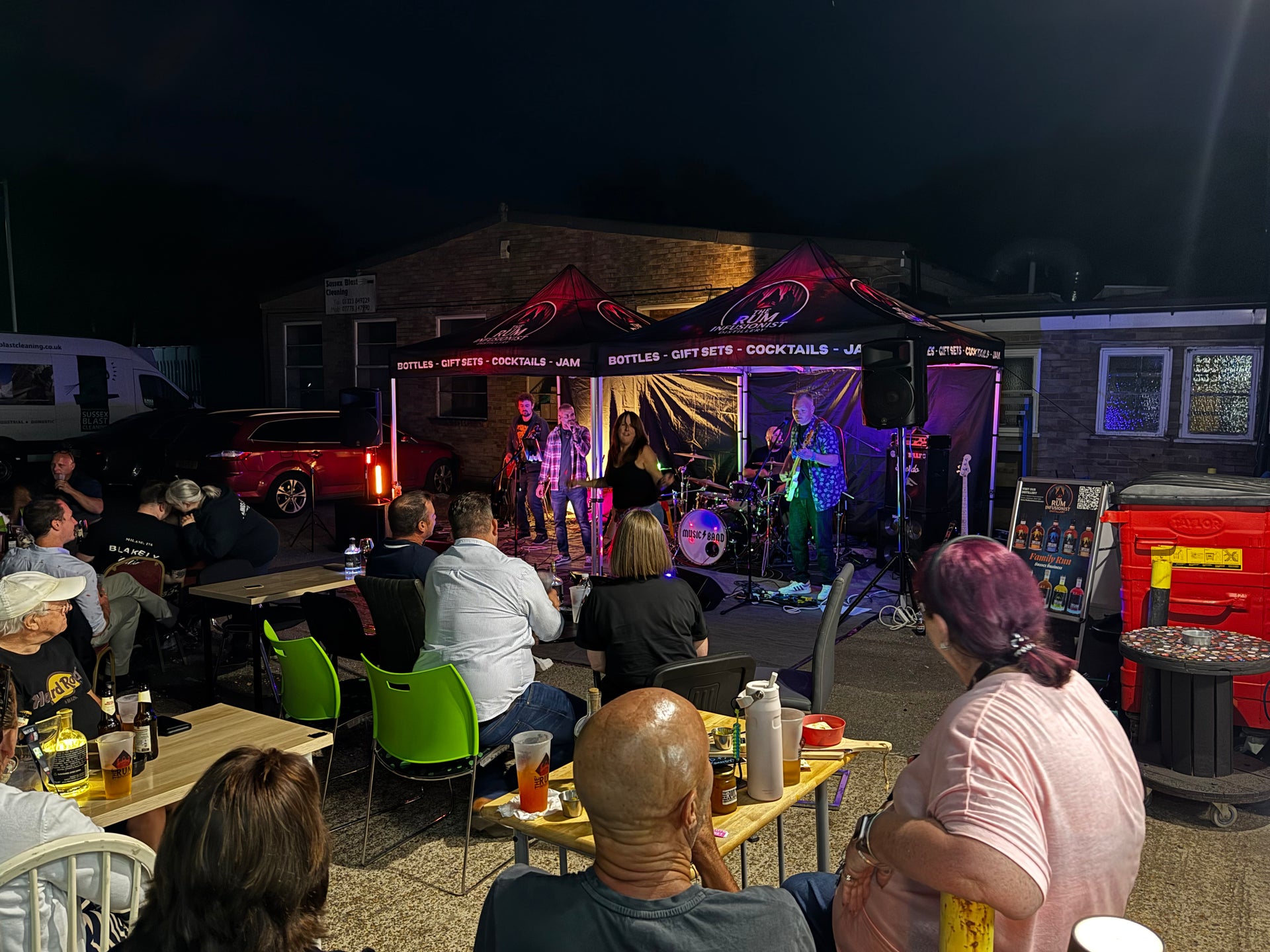 The Rum Infusionist courtyard