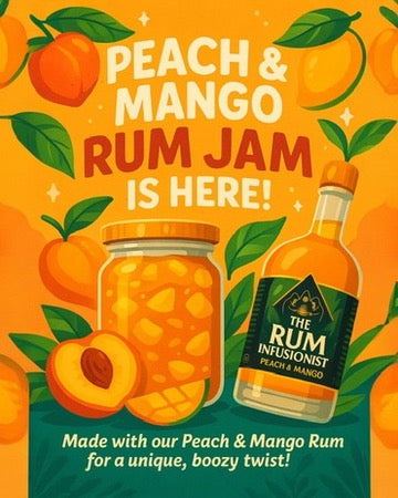 Peach, Mango & Pineapple Rum Jam - 200ml