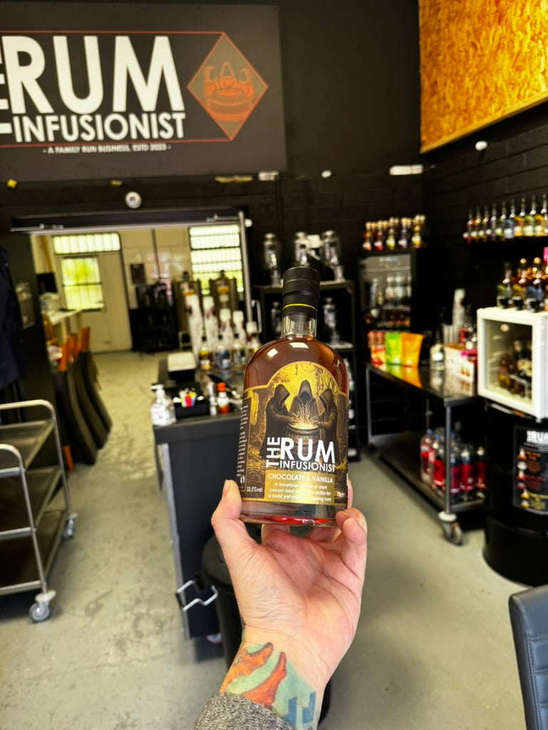 Chocolate & Vanilla Infused Rum – 32.5% ABV | The Rum Infusionist
