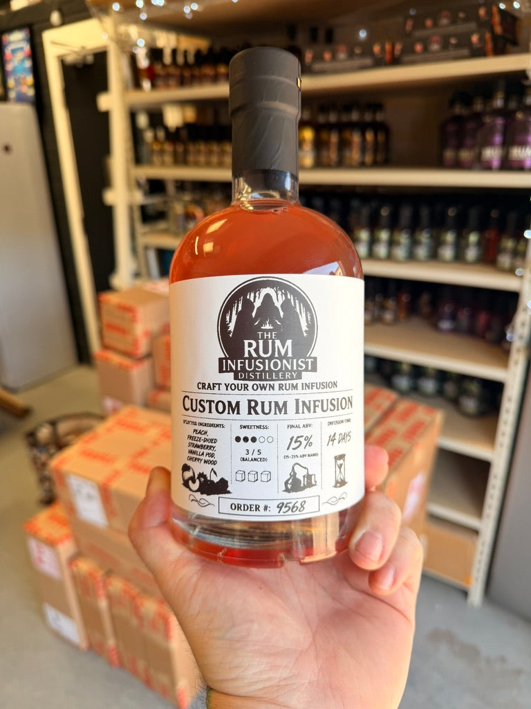 Craft Your Own Rum Infusion – Personalised 70cl Bottle