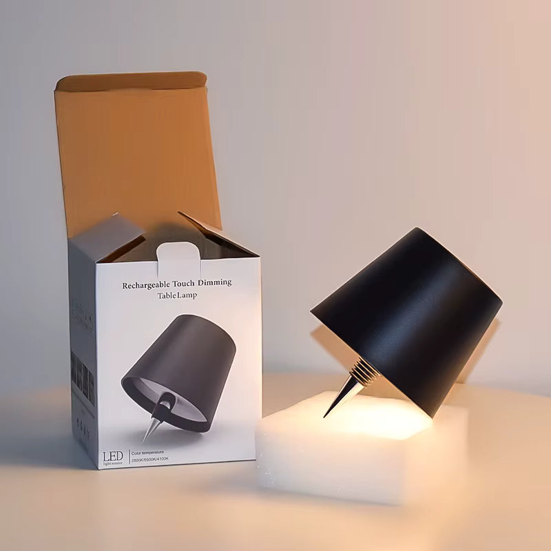 Rechargeable Bottle Lamp – Touch Dimming LED Topper