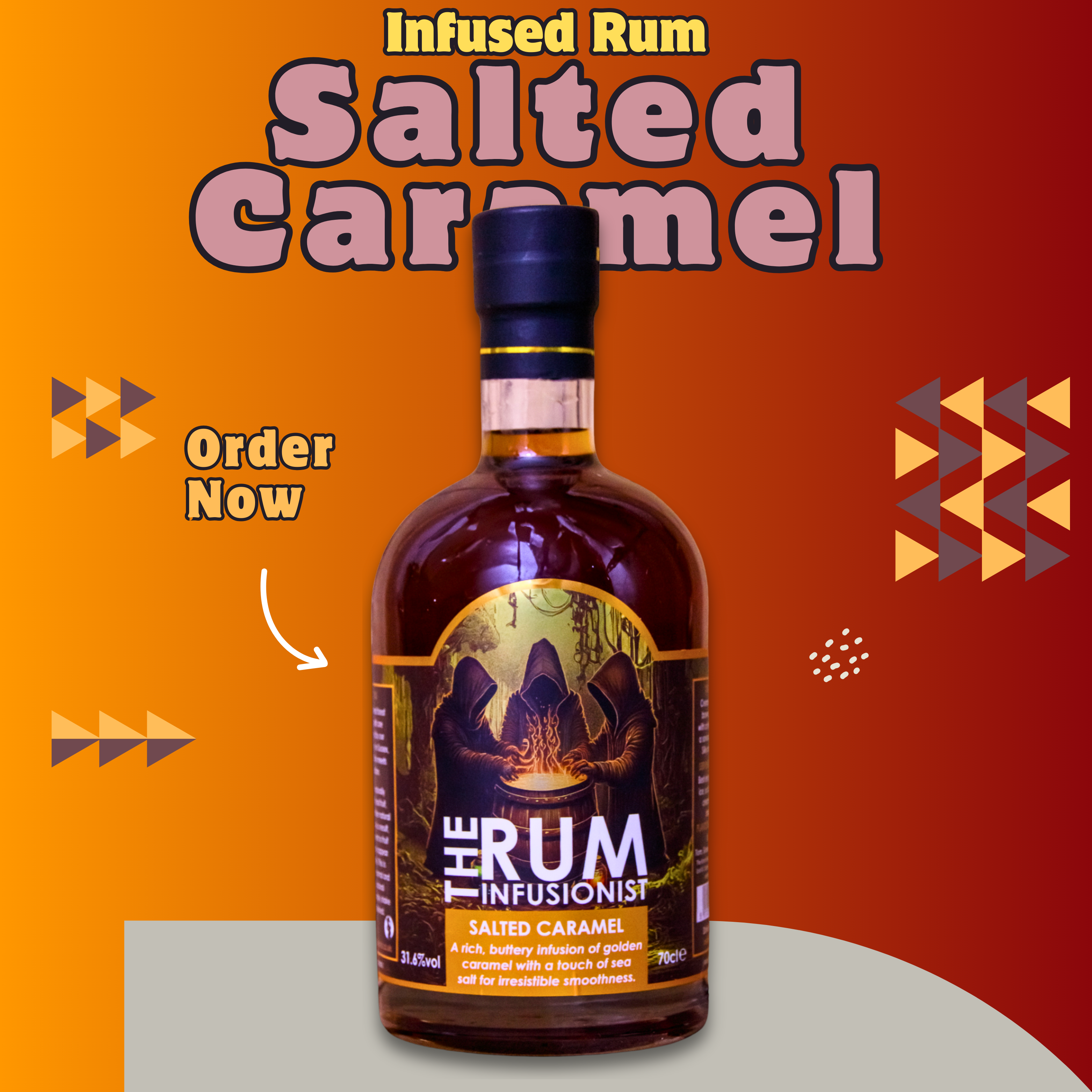 Salted Caramel Infused Rum – 31.5% ABV | The Rum Infusionist