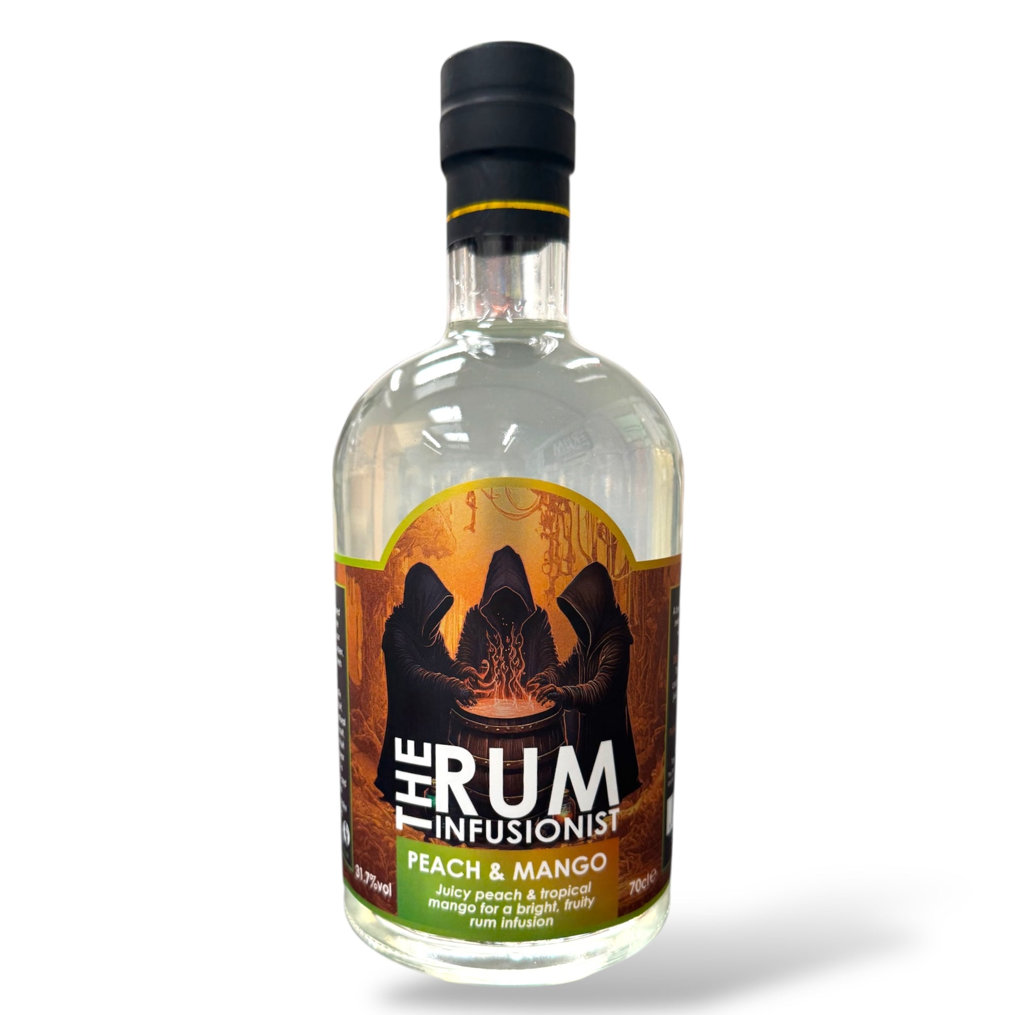 🍹 Peach & Mango Infused Rum - 31.7%ABV - 70cl