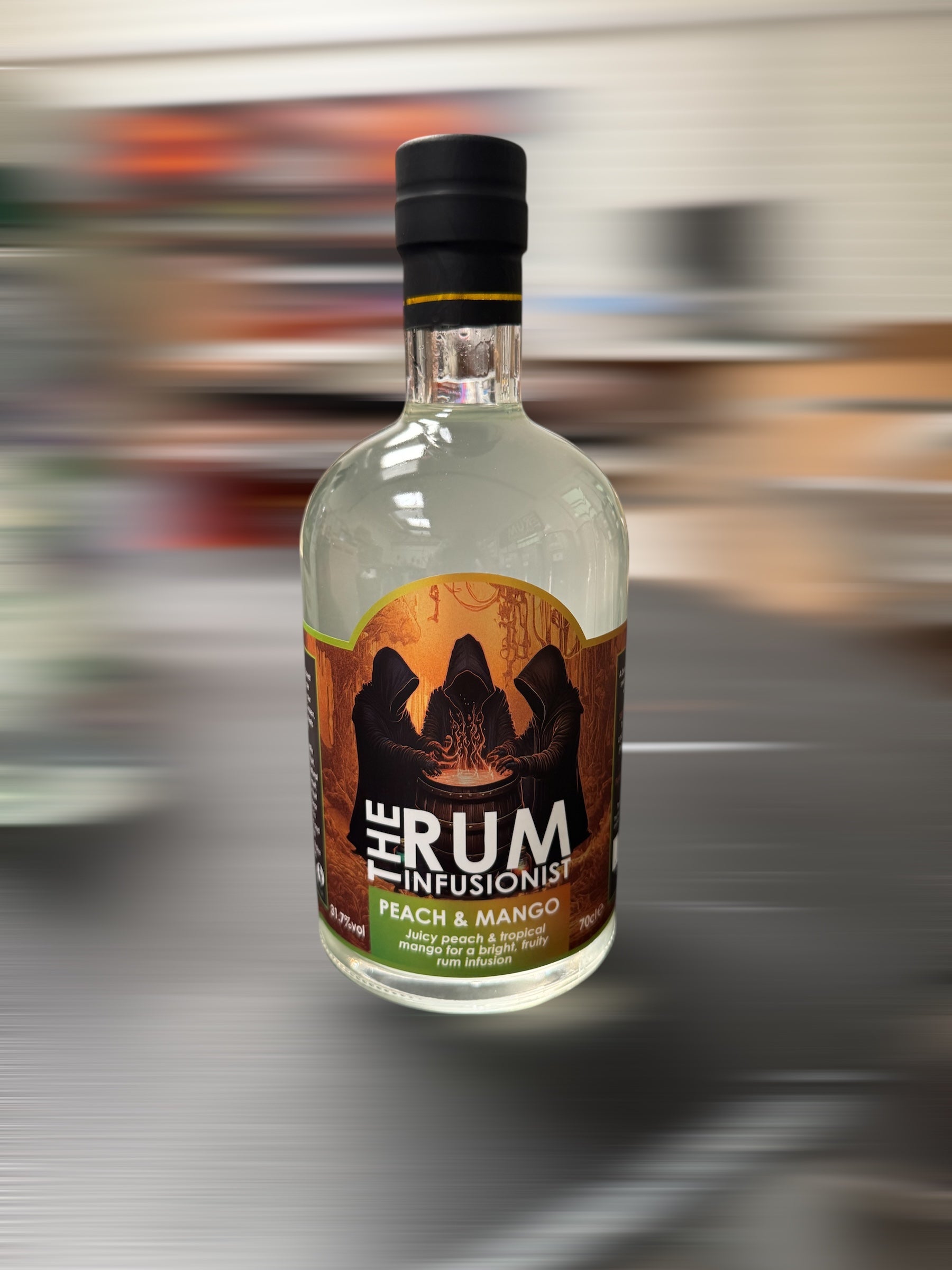 🍹 Peach & Mango Infused Rum - 31.7%ABV - 70cl
