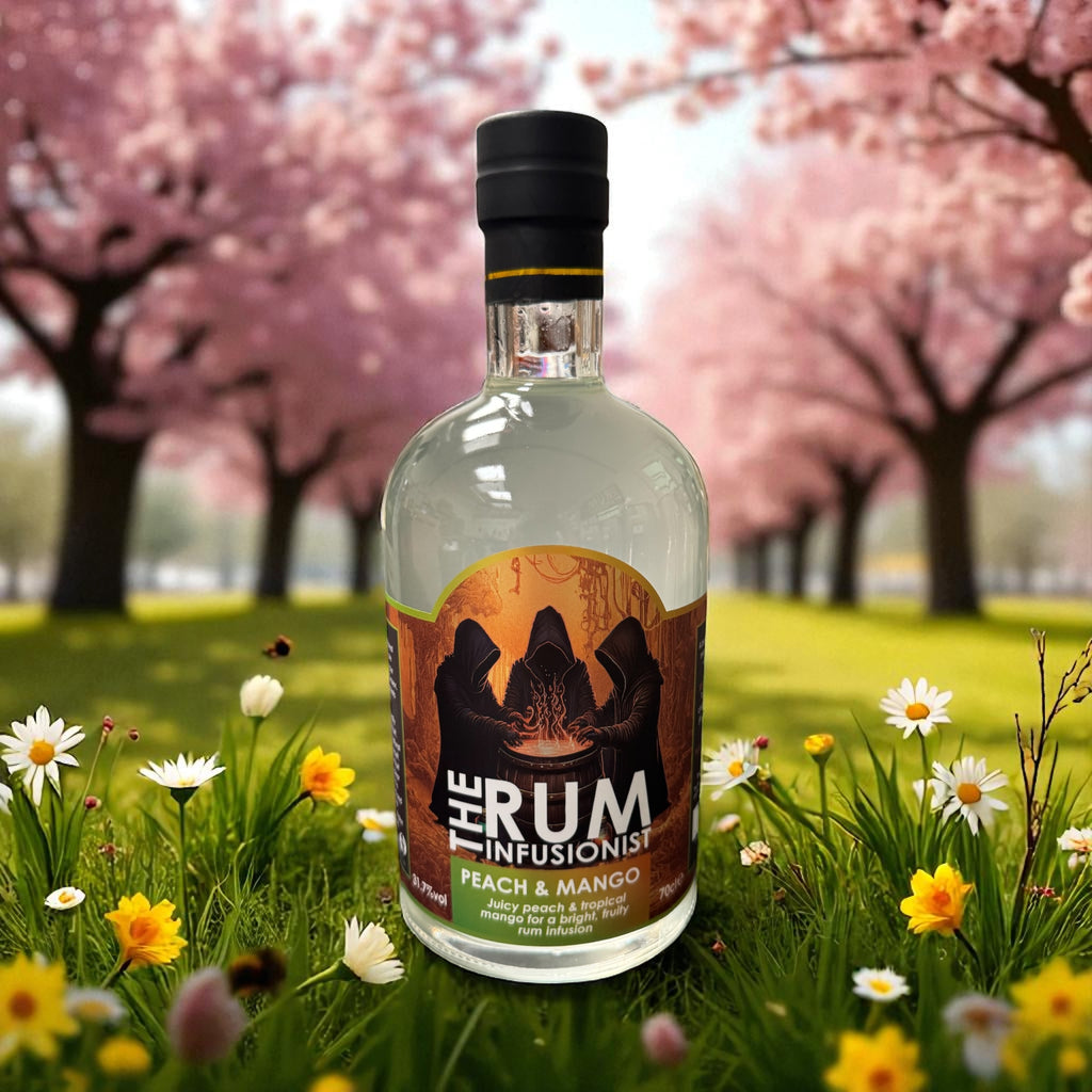 🍹 Peach & Mango Infused Rum - 31.7%ABV - 70cl