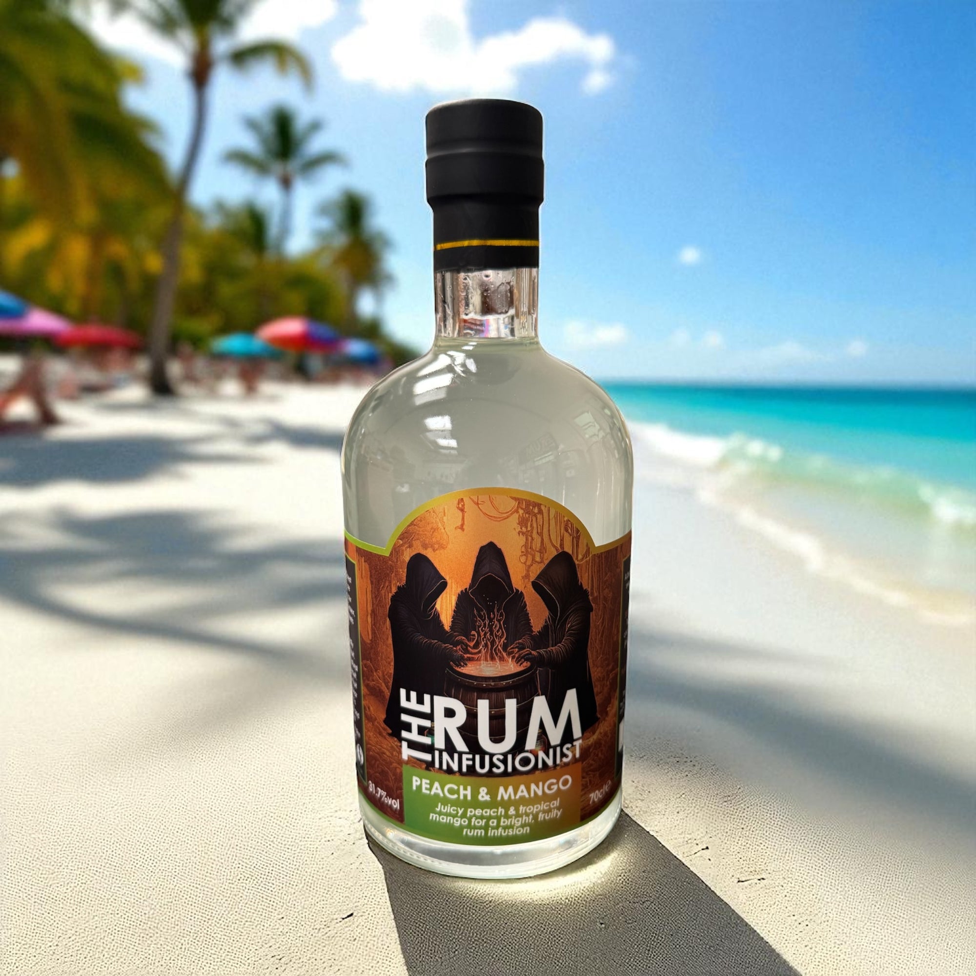 🍹 Peach & Mango Infused Rum - 31.7%ABV - 70cl