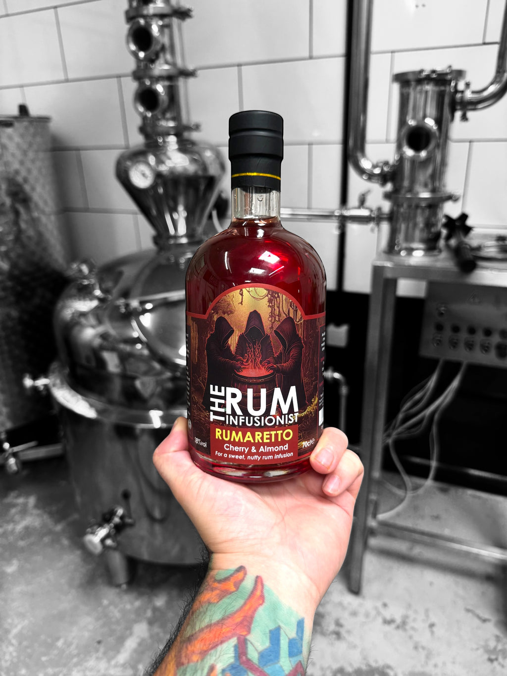 Rumaretto — Cherry & Almond Rum Infusion (28% ABV) 70cl