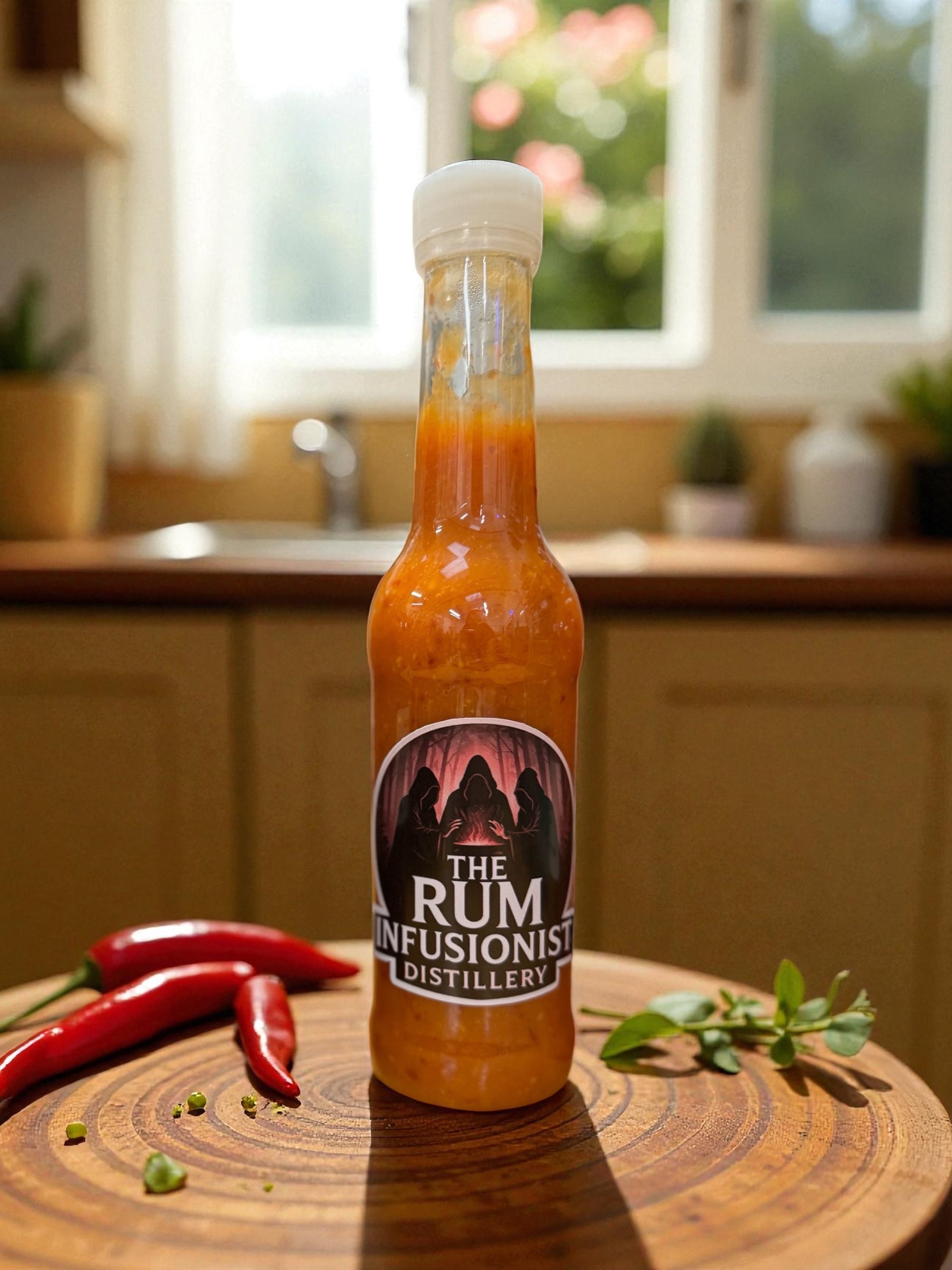 Peach, Mango & Garlic Rum Hot Sauce 🍑🥭🌶️