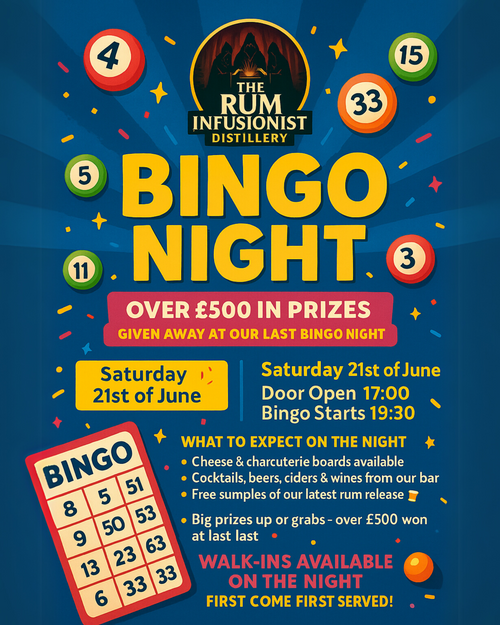 Bingo Night Table Deposit @ The Rum Infusionist Distillery