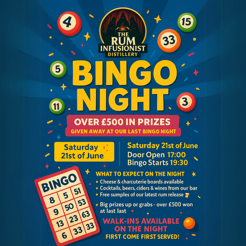 Bingo Night Table Deposit @ The Rum Infusionist Distillery