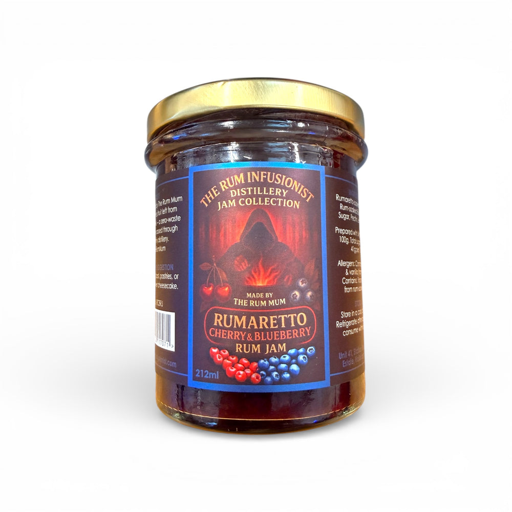 Rumaretto Cherry & Blueberry Rum Infused Jam