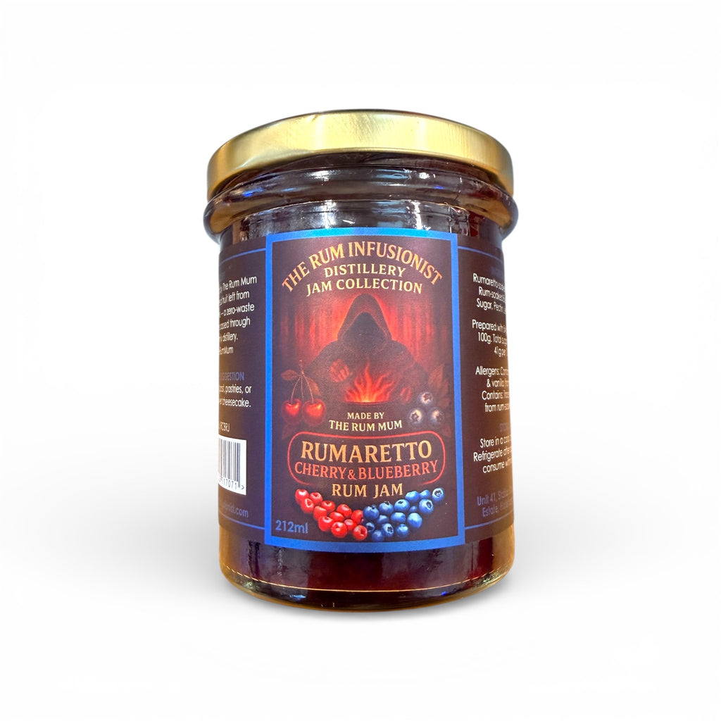 Rumaretto Cherry & Blueberry Rum Infused Jam