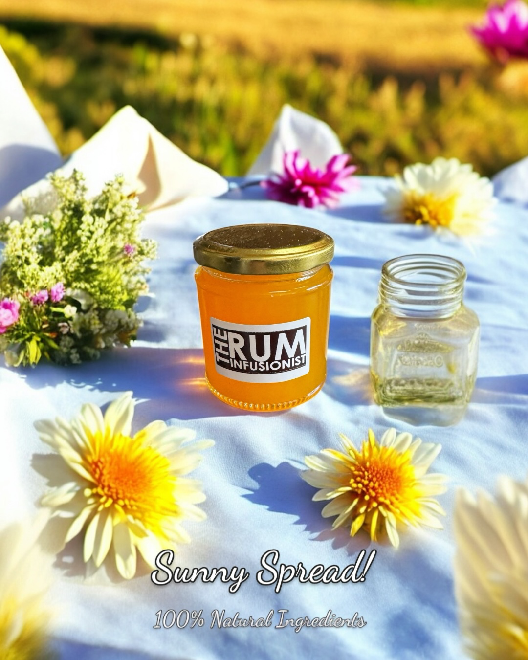 Peach, Mango & Pineapple Rum Jam - 200ml