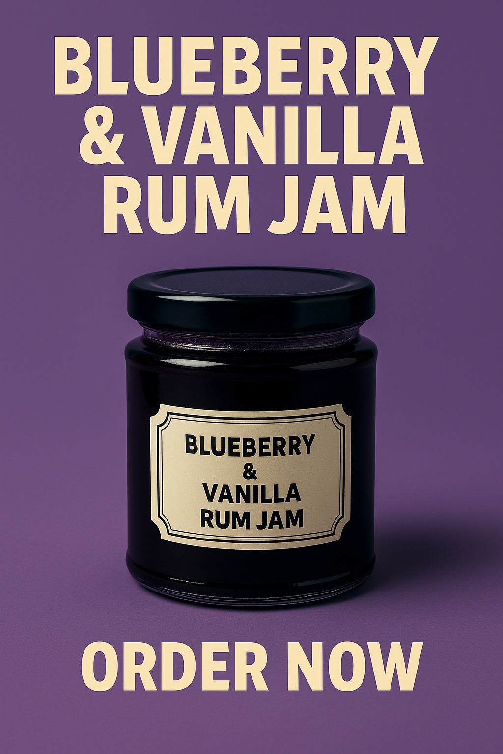 Blueberry Rum Jam - 200ml