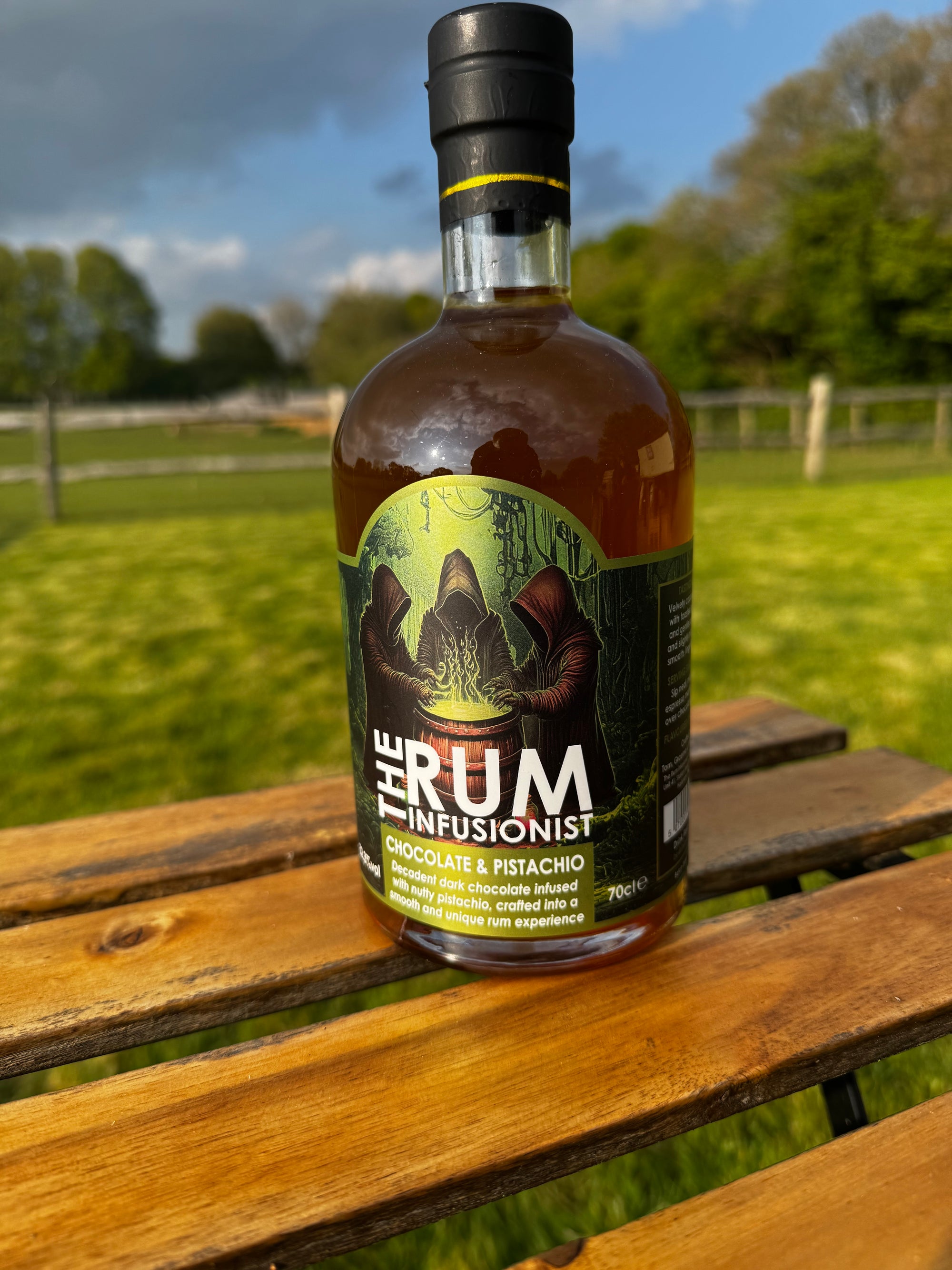 Chocolate & Pistachio Infused Rum – 32.3% ABV | The Rum Infusionist