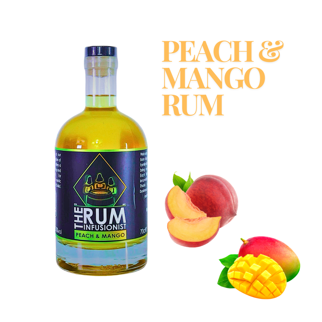 🍹 Peach & Mango Flavoured Rum - 30% ABV