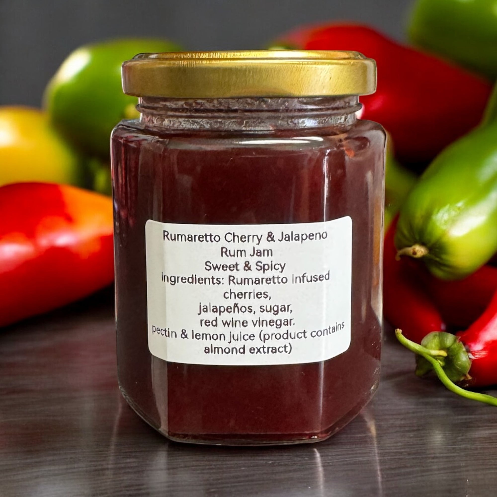 Rumaretto Cherry & Jalapeño Rum Jam Sauce – Sweet & Spicy 🍒🔥