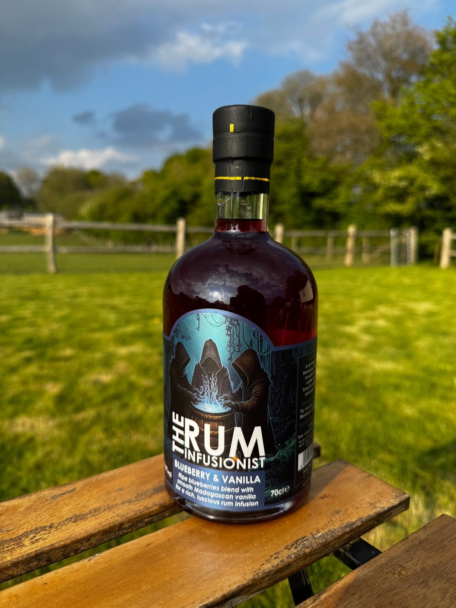 Blueberry & Vanilla Infused Rum - 70cl Bottle - 31.8% ABV - The Rum Infusionist