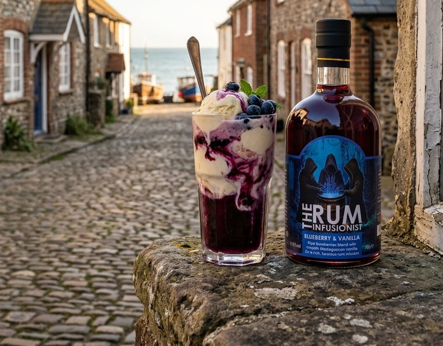 Blueberry Cream Float