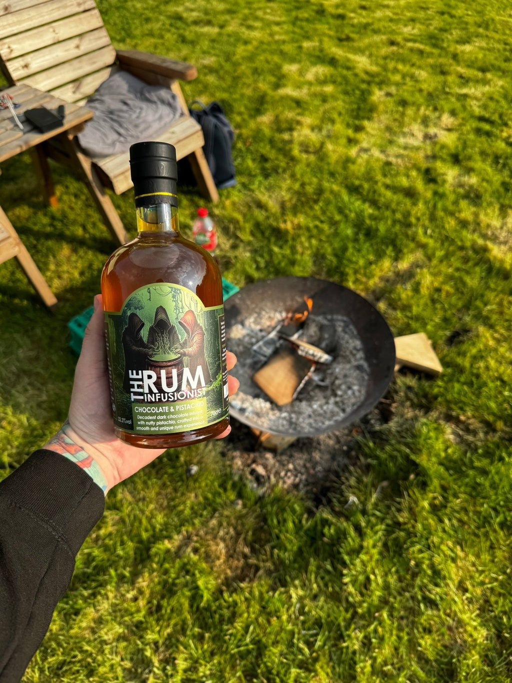 Chocolate & Pistachio Infused Rum – 32.3% ABV | The Rum Infusionist - The Rum Infusionist