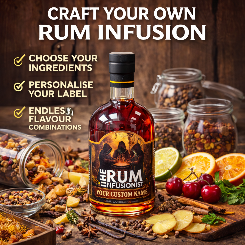 Craft Your Own Rum Infusion – Personalised 70cl Bottle - The Rum Infusionist