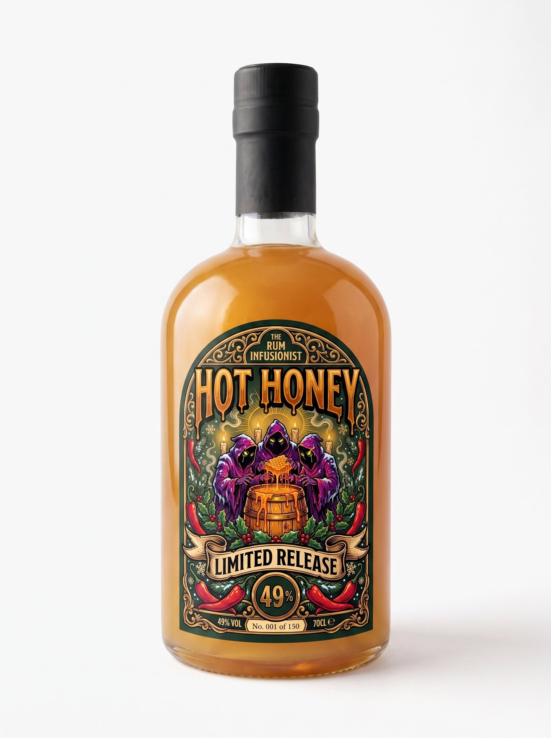 Hot Honey Limited Release rum, 49% vol, 70cl — numbered bottle