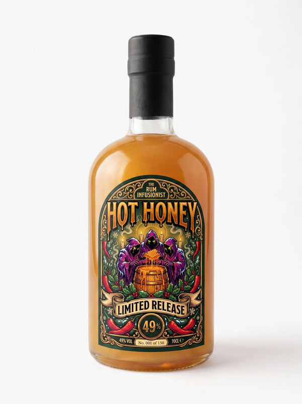 Hot Honey Limited Release rum, 49% vol, 70cl — numbered bottle