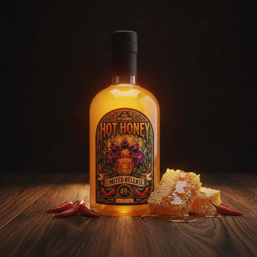 Hot Honey Limited Release rum with fresh honeycomb and bird's eye chillies