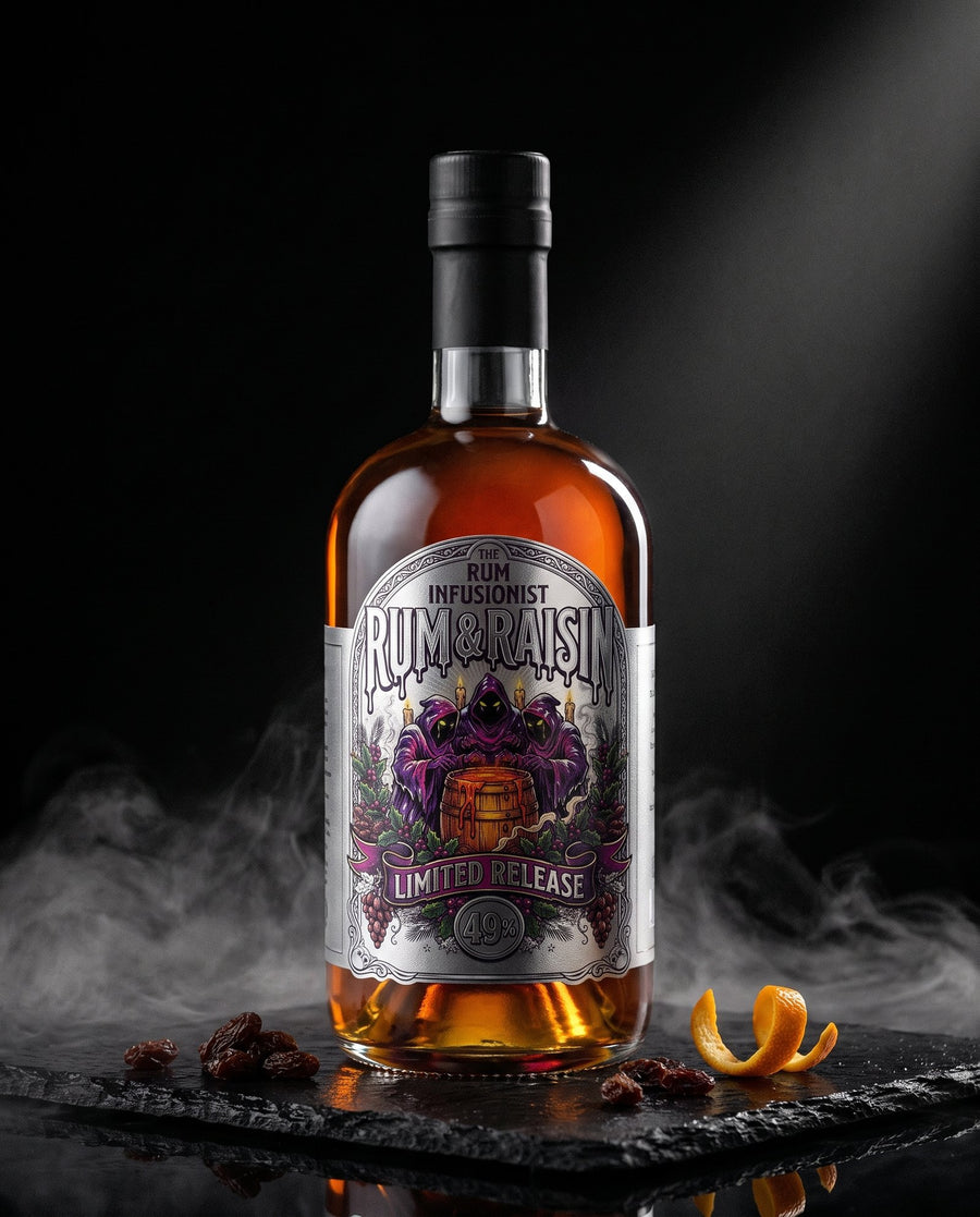 Rum & Raisin Infused Rum – 49% ABV | Limited Release