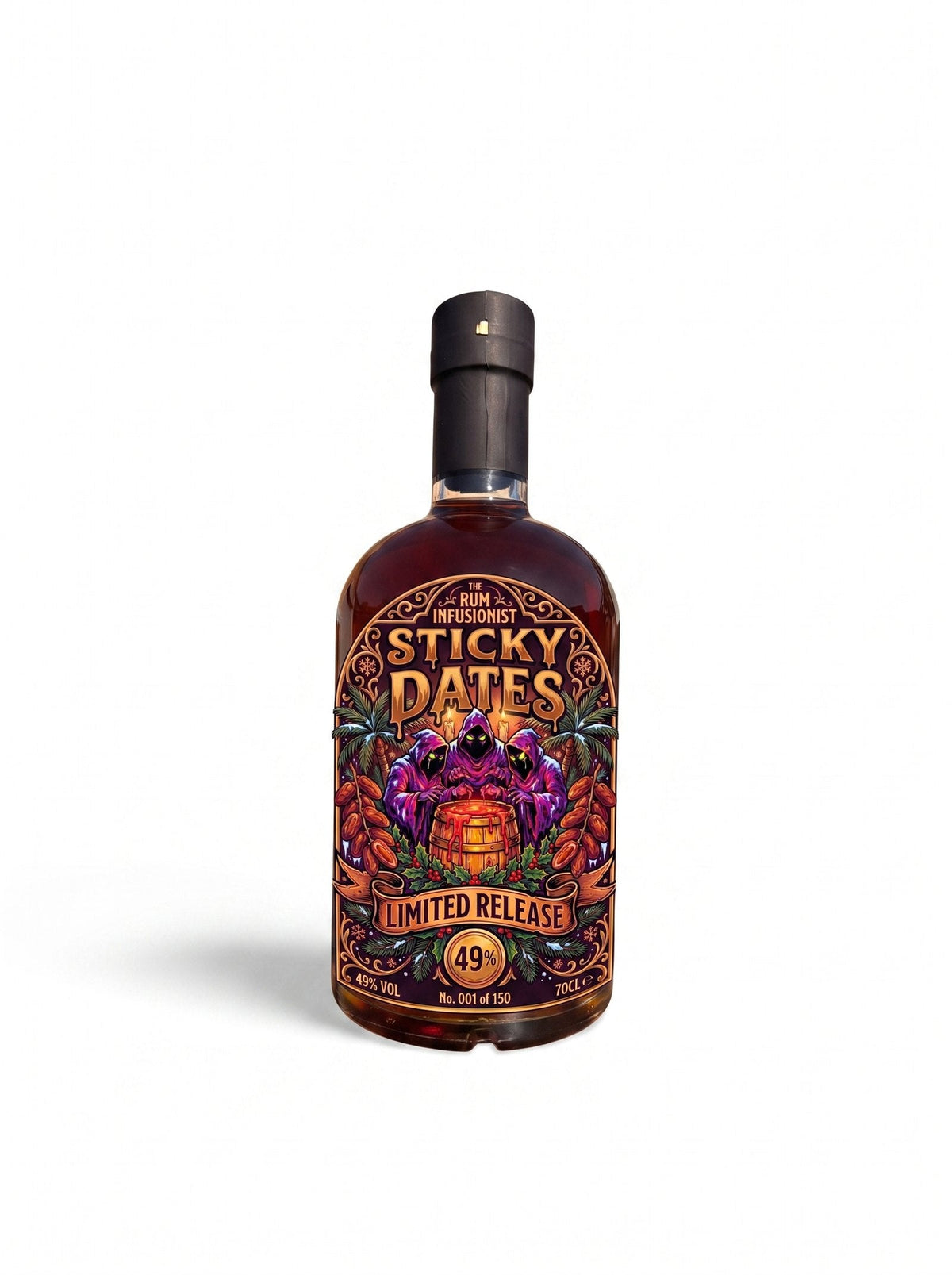 Sticky Dates Limited Release rum, 49% vol, 70cl — individually numbered bottle
