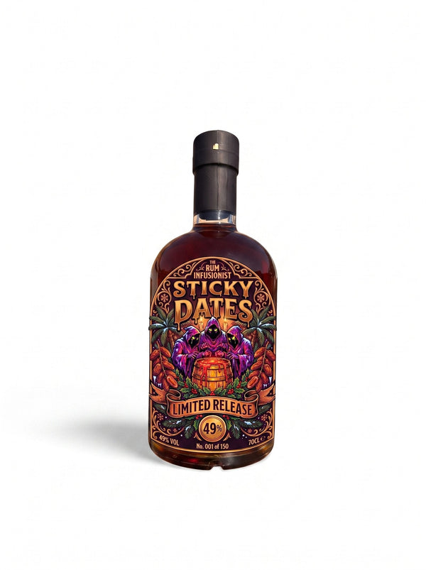 Sticky Dates Limited Release rum, 49% vol, 70cl — individually numbered bottle