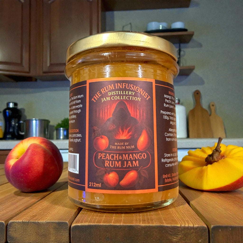 Mango & Peach Rum Jam - 200ml - The Rum Infusionist