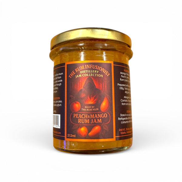 Mango & Peach Rum Jam - 200ml - The Rum Infusionist