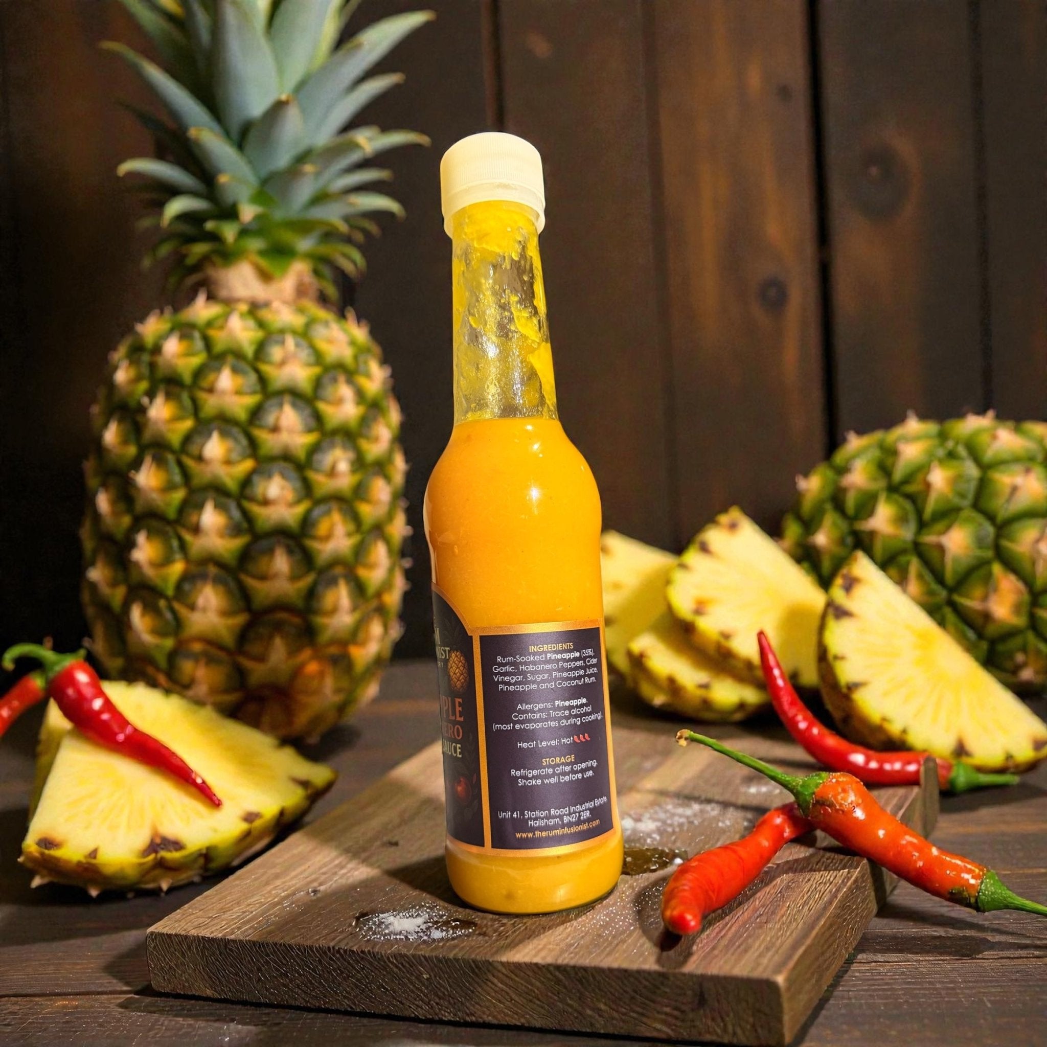 Pineapple & Habanero Rum Hot Sauce – 275ml - The Rum Infusionist