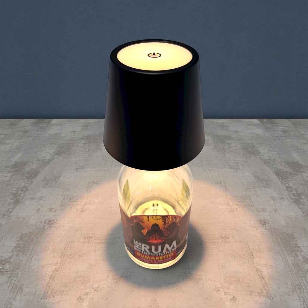 Rechargeable Bottle Lamp – Touch Dimming LED Topper - The Rum Infusionist