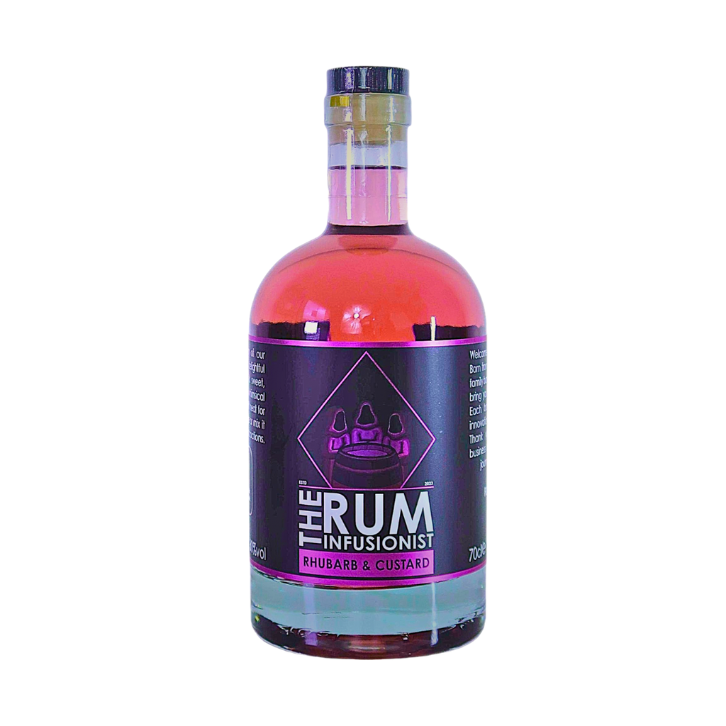 🍹 Rhubarb & Custard Flavoured Rum - 30% ABV - The Rum Infusionist