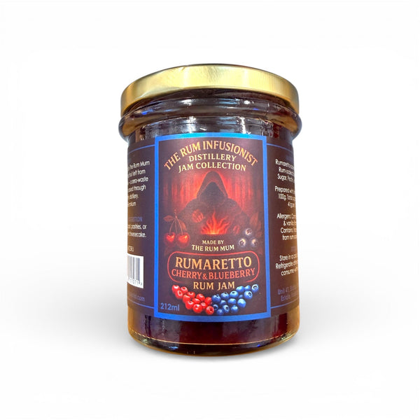 Rumaretto Cherry & Blueberry Rum Infused Jam - The Rum Infusionist