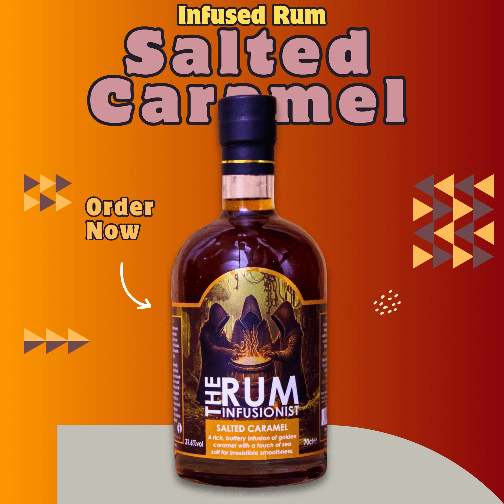 Salted Caramel Infused Rum – 31.5% ABV | The Rum Infusionist - The Rum Infusionist