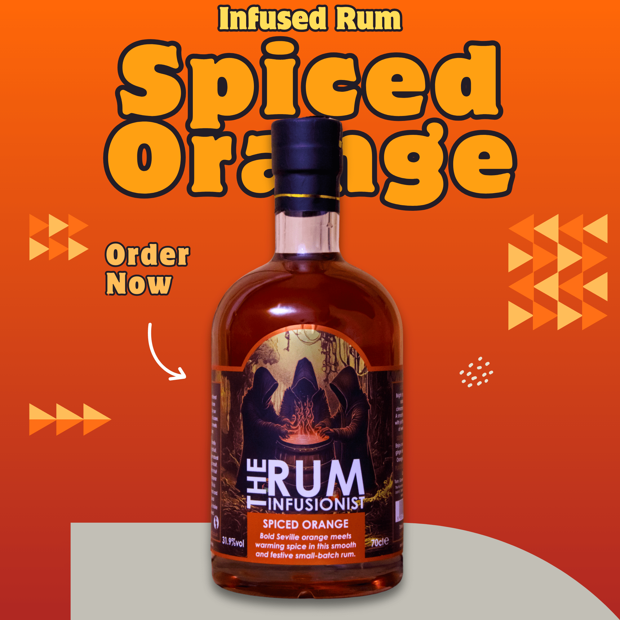 Spiced Orange Infused Rum - 31.9% ABV - The Rum Infusionist