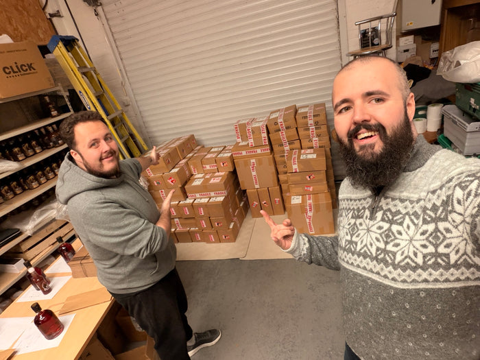 Packed and posted by us